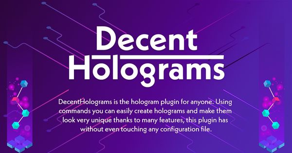 Plugin DecentHolograms - hologramy na serwerze MC