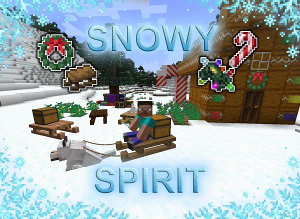 Snowy Spirit Mod: Przemień Minecrafta w zimową krainę czarów